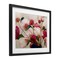 Stupell Industries Lush Haiku Pink & White Flowers Framed Print Under Glass, design by Annabelle Hall